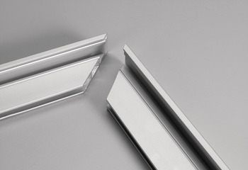 Eckverbinder, für Aluminium-Glasrahmenprofile 23/26/38 x 14 mm