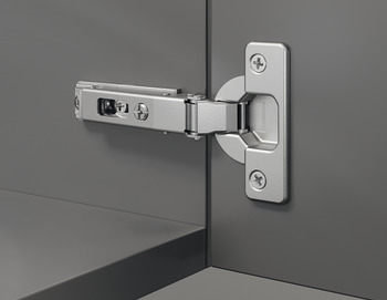 Topfscharnier, Häfele Duomatic 94°, für dicke Türen und Profiltüren bis 35 mm, Mittel-/Zwillingsanschlag