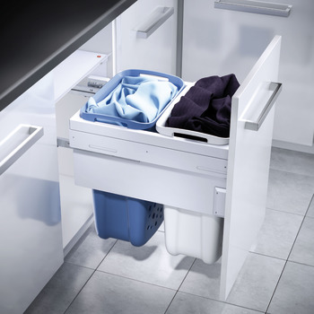 Wäschekorb, für Montage hinter Fronten, Hailo Laundry Carrier