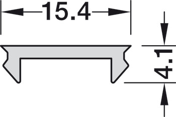 Streuscheibe, für Curve Profil 4104