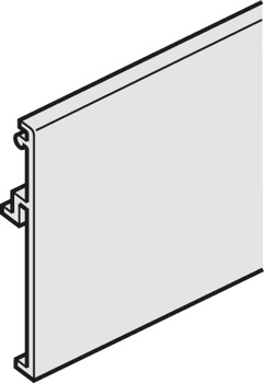 Clip-Blende, für Combi-Laufschiene, 7 x 60 mm (B x H)