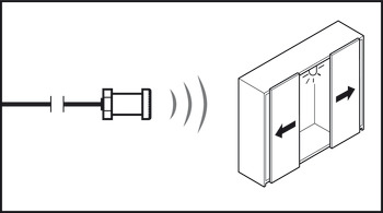 Tür-Sensorschalter, Ein- und Ausschalten, Tür auf = Licht an / Tür zu = Licht aus, 230 V