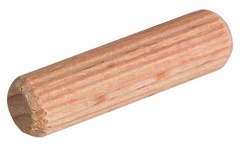 1100 Stück Holzdübel Buche geriffelt 6 mm x 50 mm 1 kg = ca 