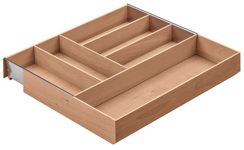 Besteckeinsatz, Blum Tandembox, Holz, Korpusbreite 450–700 mm
