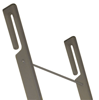 Einhängeleiter, Service+ Maßgeschneidert, aus Aluminium, Stufen Furnierschichtholz Birke