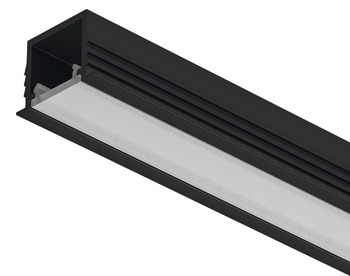 Einbauprofil, Häfele Loox5, Profil 1103, für LED-Bänder, Aluminium