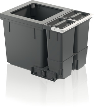 Dreifach-Abfallsammler, Müllex X-Line X55 Abfalltrennbehälter