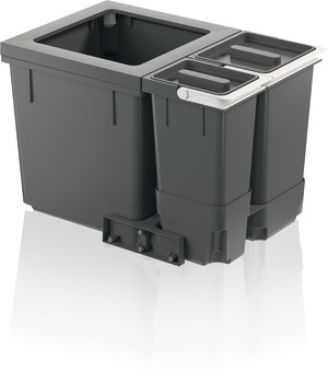 Dreifach-Abfallsammler, Müllex X-Line X60 Abfalltrennbehälter