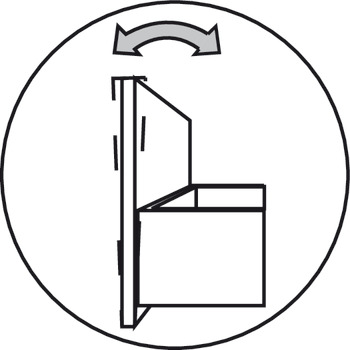 Schubladen-Garnitur, Legrabox pure,  mit Korpusschiene Blumotion, Systemhöhe M