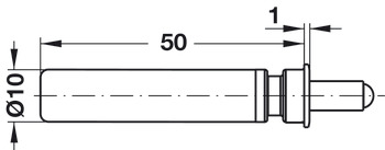 Amortisseur de porte, Smove, à installer dans le fond supérieur ou inférieur sur le côté charnière