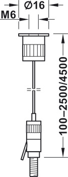 Kit de suspension, Plafond système Rossoacoustic Pad