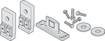 Kit de plaques d'extrémité, pour montage à gauche et à droite, avec vis