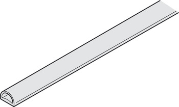 Profil en caoutchouc, pour épaisseur de verre 8 mm, distance de verre 4 mm