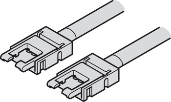 Câble de connexion, pour bande LED Häfele Loox5 10 mm 4 pôles (RVB)