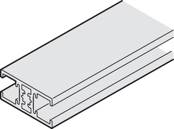 Profil de barreaux, pour sous-répartition des panneaux de vantail sans joint profilé