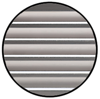 grille d'aération, acier inox/aluminium à visser, opaque
