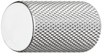 Bouton de meuble, aluminium, diamètre 17 mm