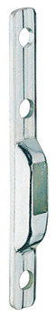 Ferrure de côté suspendue, largeur 12 mm, alliage zingué, acier