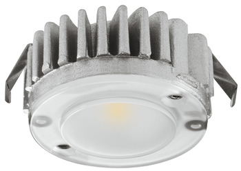 Luminaire à encastrer, Häfele Loox LED 2040 12 V modulaire 2 pôles (monochrome) aluminium