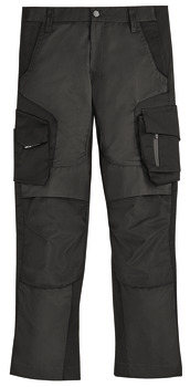 Pantalon de travail, FHB Florian, coupe ergonomique, anthracite noir