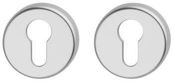rosace cyl. profilé (clé I), Aluminium, Hoppe, rosace clé I, modèle 42KVS