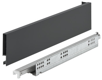 garniture de tiroir, Häfele Matrix Box Slim A30, hauteur de côtés 89 mm, capacité de charge 30 kg, avec fermeture automatique et amortissement