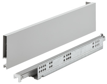 garniture de tiroir, Häfele Matrix Box Slim A30, hauteur de côtés 89 mm, capacité de charge 30 kg, avec fermeture automatique et amortissement