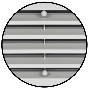 grille d'aération, plastique avec cadre, Startec