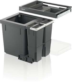 Fünffach-Abfallsammler, Müllex X-Line X55 Premium Set